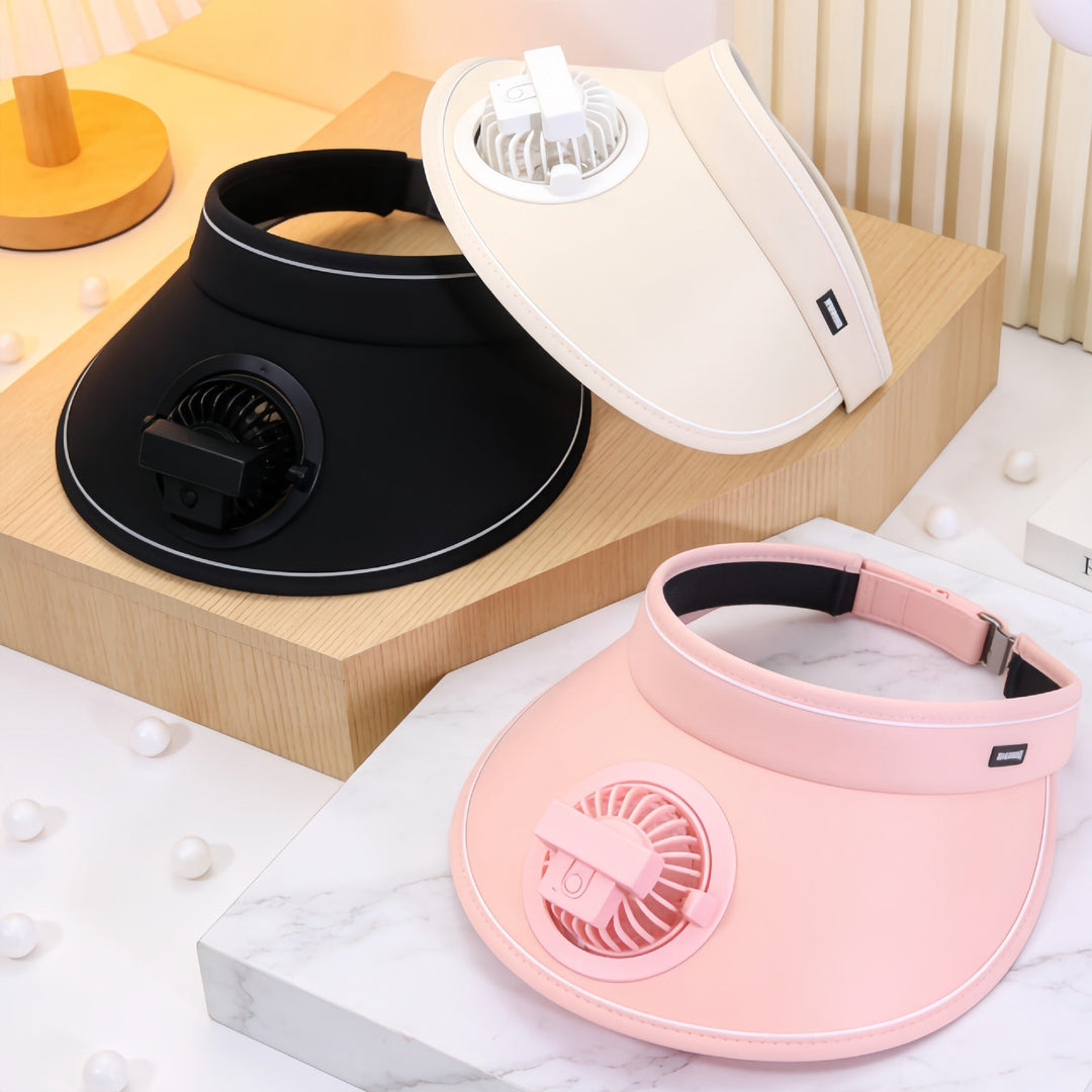 Guler Portabil cu Ventilator pentru Femei, Design Modern, Ideal pentru Activități în Aer Liber 2