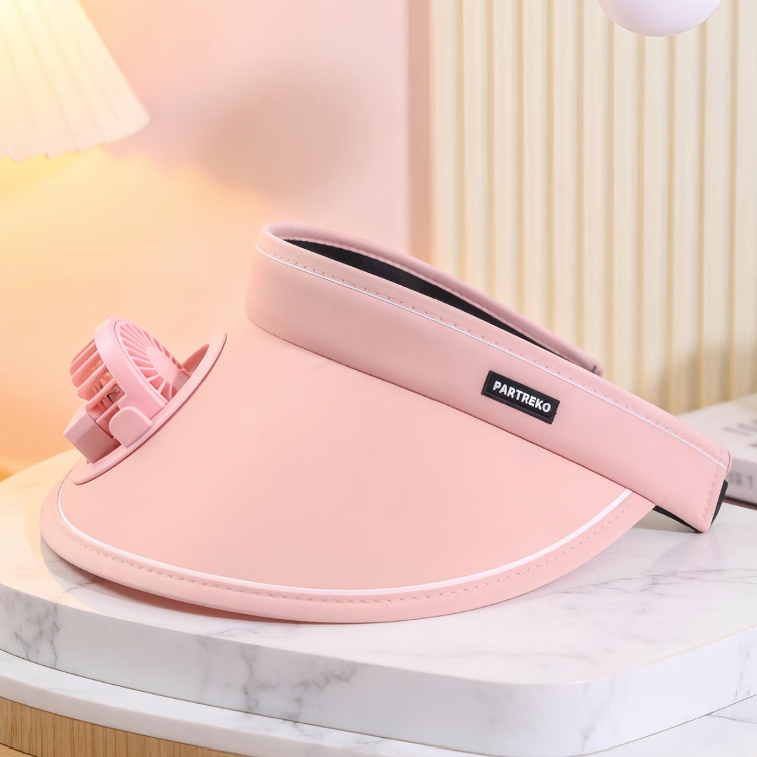 Guler Portabil cu Ventilator pentru Femei, Design Modern, Ideal pentru Activități în Aer Liber 4