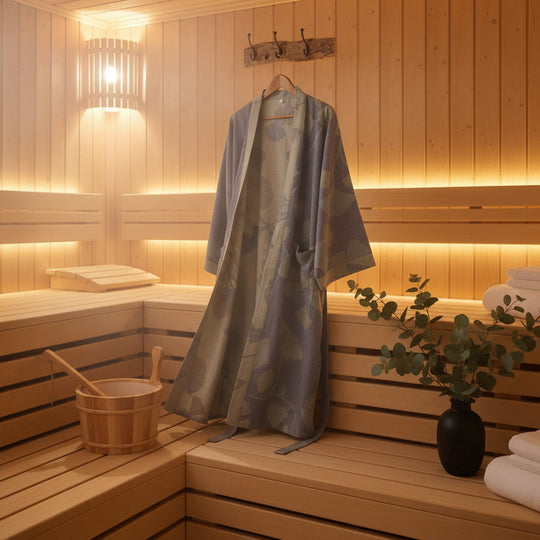 Halat de baie Kimono pentru femei, design confortabil 3