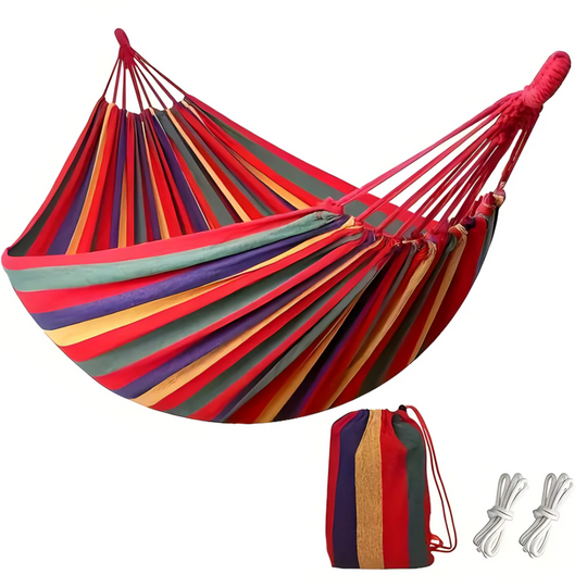 Hamac Exterior cu Design în Dungi pentru Relaxare 4