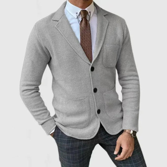 Heren Blazer Strikstijl Met Luxe Afwerking 1