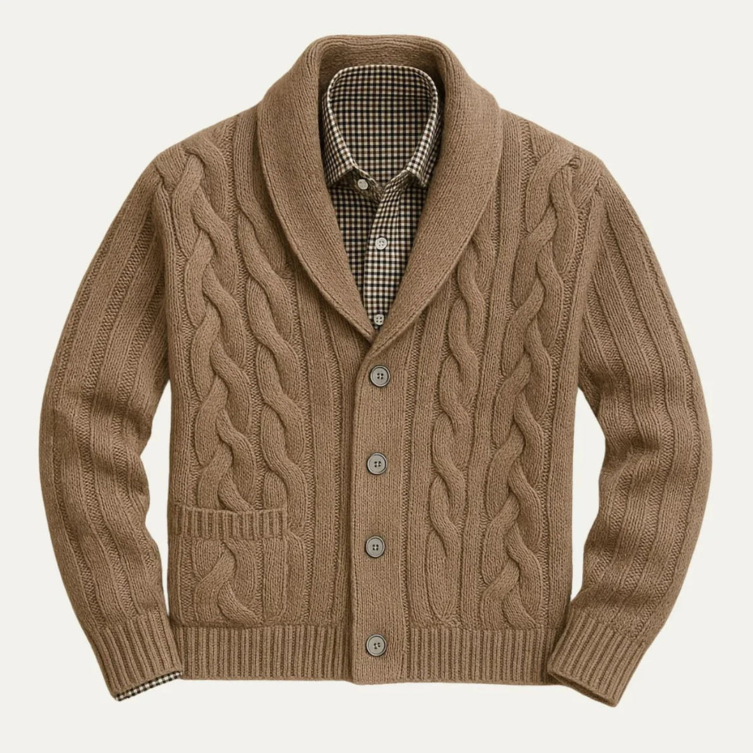 Heren Cardigan Gebreid Merino Wol Casual en Formeel 2