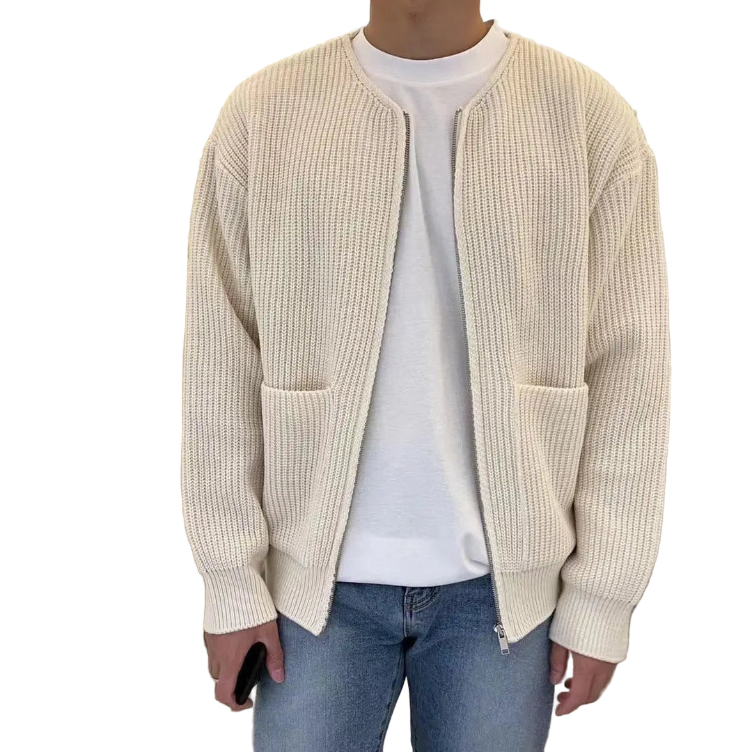 Heren Cardigan Gebreid Trendy Casual Stijl 0