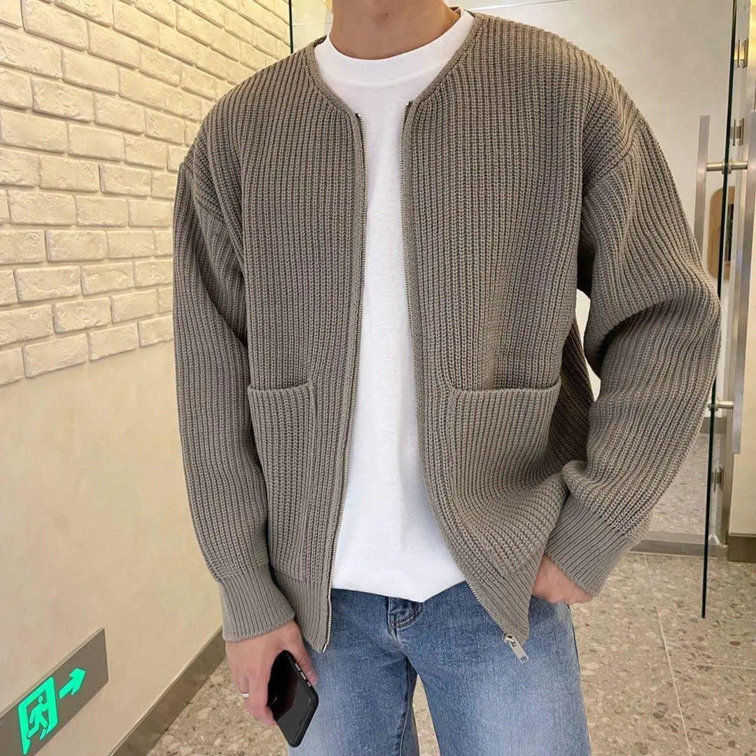 Heren Cardigan Gebreid Trendy Casual Stijl 6