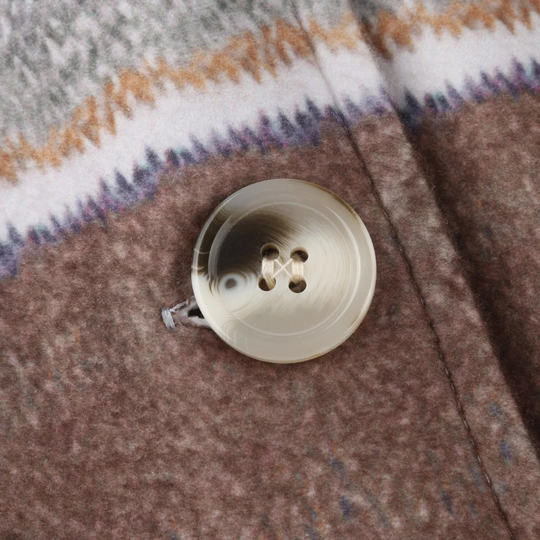 Heren Cardigan Lange Stijl met Kleurrijke Strepen en Sjaalkraag 4