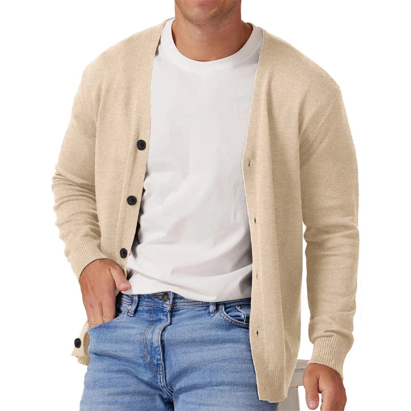 Heren Cardigan Vintage Lange Mouwen Gebreid Casual Materiaal 9