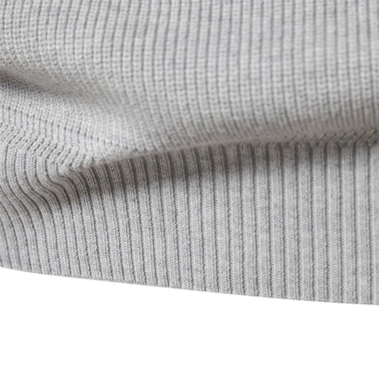 Heren Cardigan Zipper Casual Katoen Hoog Col 5