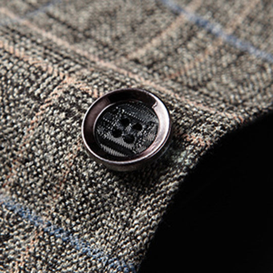 Heren Casual Blazer met Broderie 4