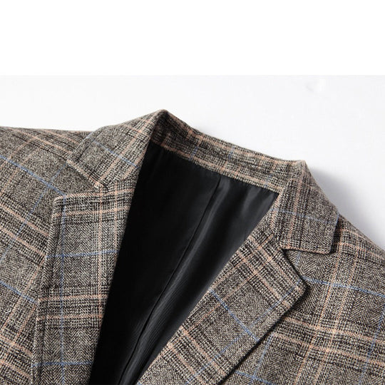 Heren Casual Blazer met Broderie 7
