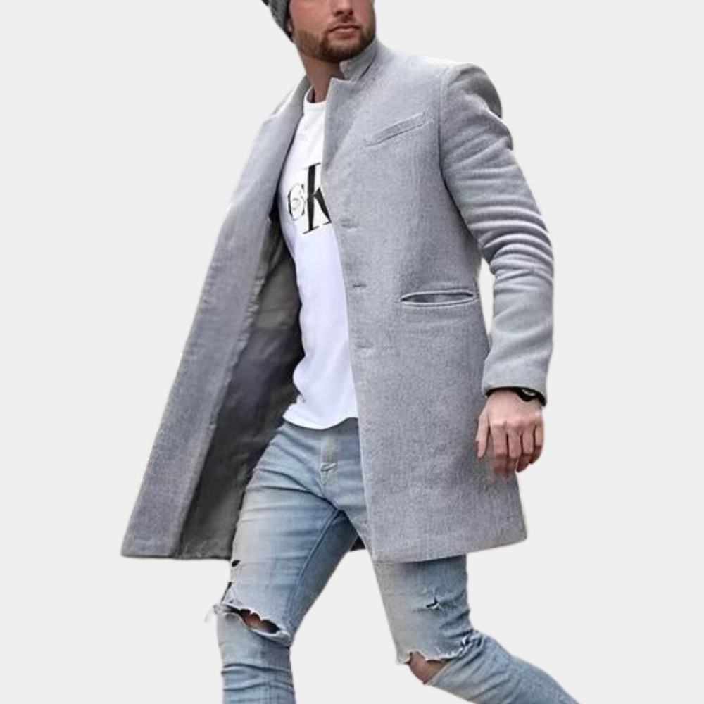 Heren Casual Jas Met Uniek Ontwerp 3