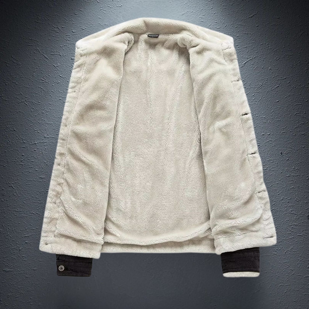 Heren Denim Jas met Fleece Voering voor Buitenactiviteiten 4