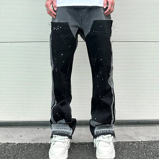 Heren Flared Jeans Retro Denim 1