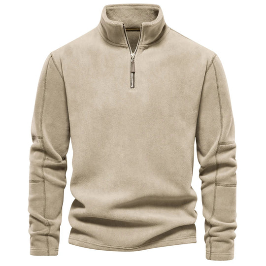 Heren Fleece Jacket Dikke Warme Pullover Met Rits 8
