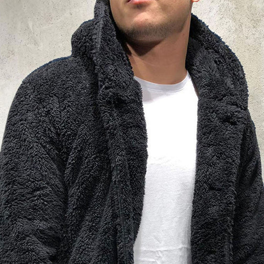 Heren Fleece Jas Casual 4
