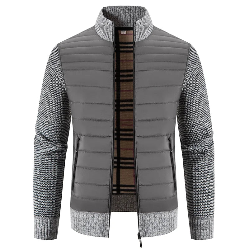 Heren Fleecejacka Kort Modern Design 8