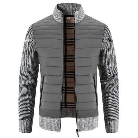 Heren Fleecejacka Kort Modern Design 8
