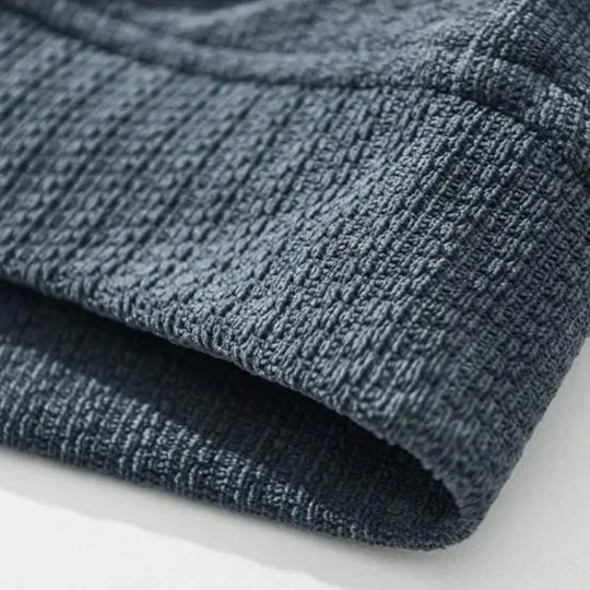 Heren Gebreide Cardigan met Textuur 4