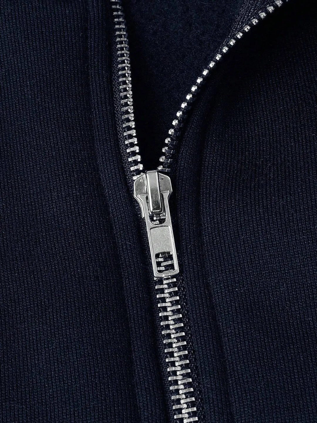 Heren Halv-Zip Trui Comfortabel Casual Katoenmix 5