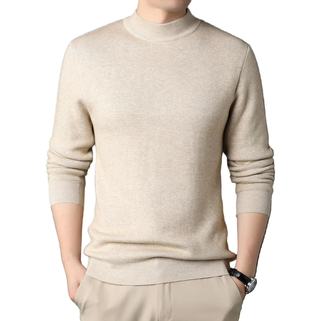 Heren Halvpolo Gebreid Slim-Fit Stijlvol 0