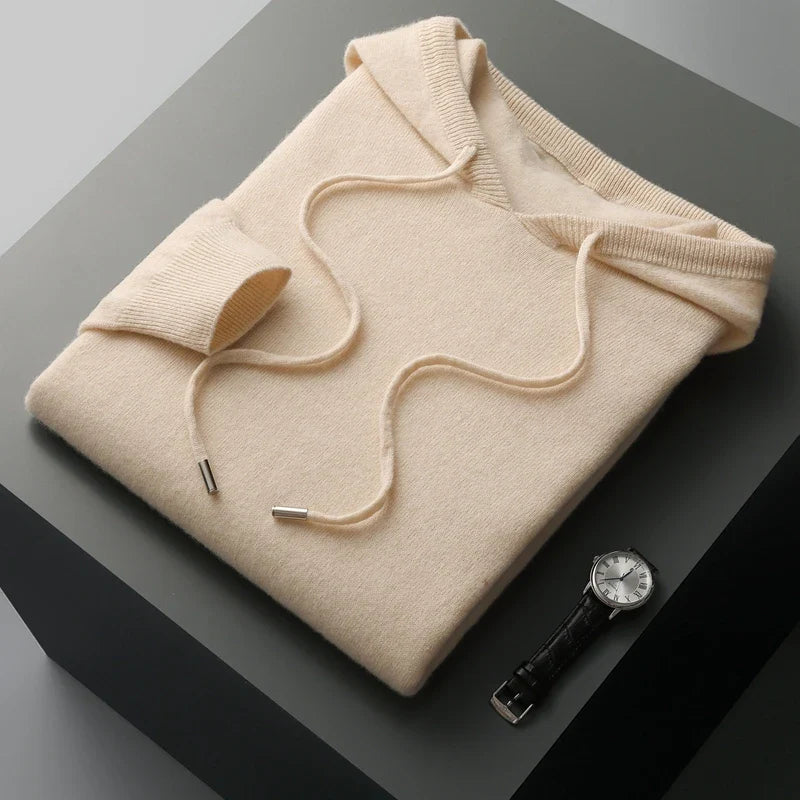 Heren Hoodie van Merinowol voor Comfort en Stijl 0