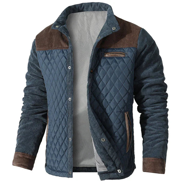 Heren Jas met Staande Kraag voor Casual Stijl 0