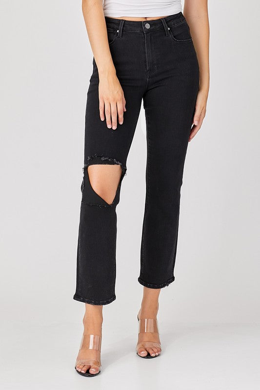Heren Jeans Distressed Denim Comfortabele Pasvorm 1
