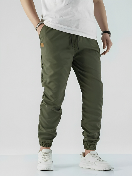 Heren Jogging Broek 4-Weg Stretch Polyester Met Diepe Voorzakken 6