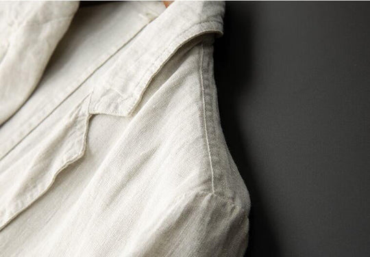 Heren Leinen Blazer Met Smalle Pasvorm 2