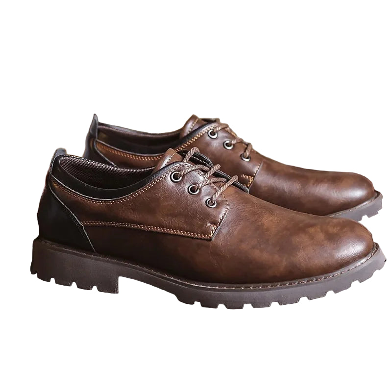 Heren Leren Schoenen Casual Britse Stijl 10