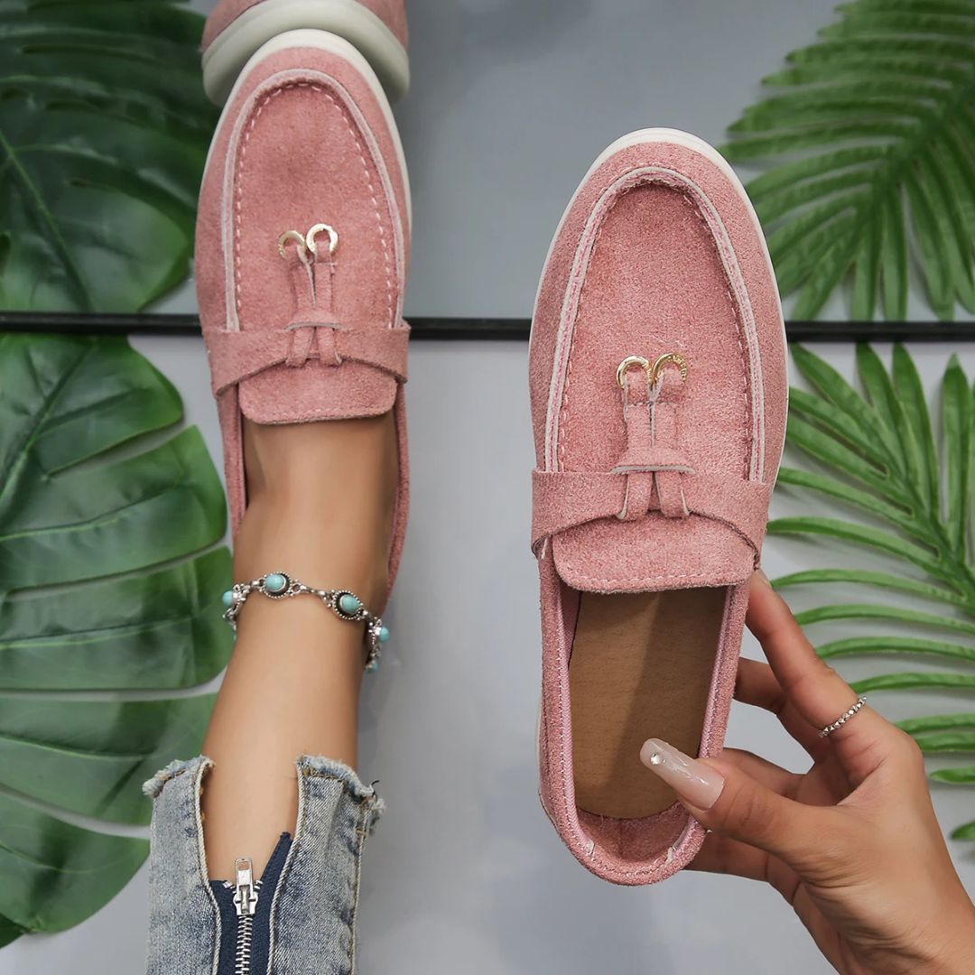 Heren Loafers Suède Casual Zwart 2