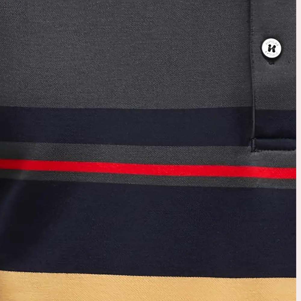 Heren Longsleeve T-Shirt Gestreept Casual Comfortabel 3