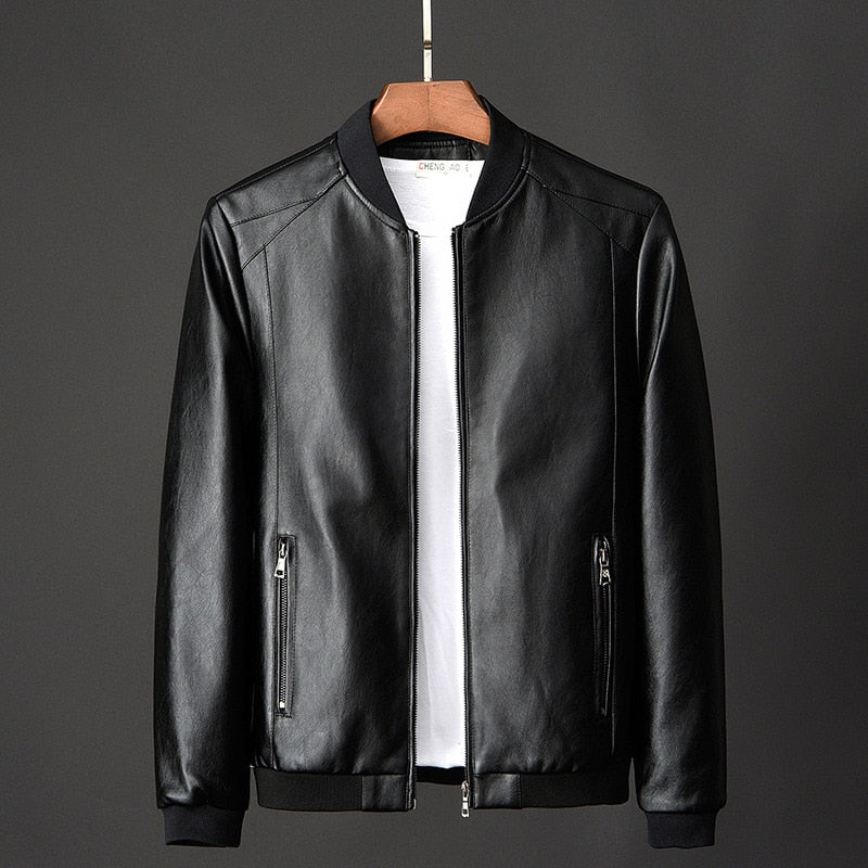 Heren Motorjack Leather Urban Stijl 2