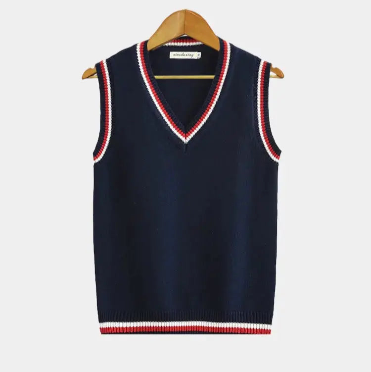 Heren Mouwloze Trui Old Money Stijl 5