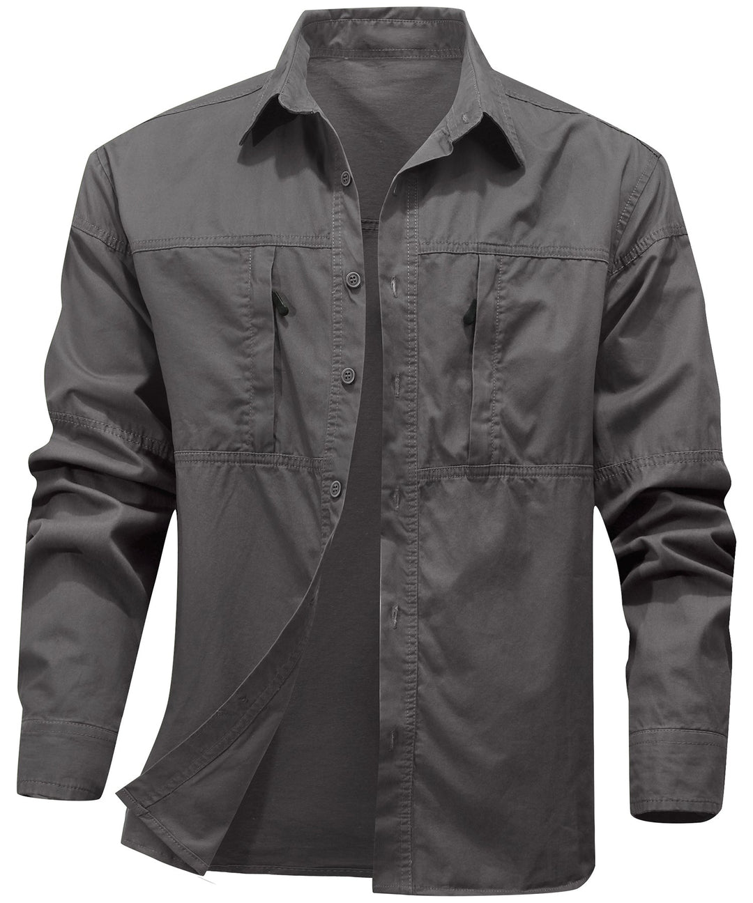 Heren Outdoor Shirt Lichtgewicht Katoen 0