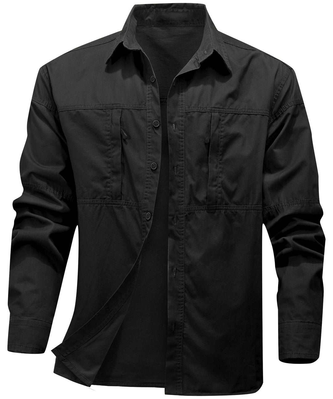 Heren Outdoor Shirt Lichtgewicht Katoen 1