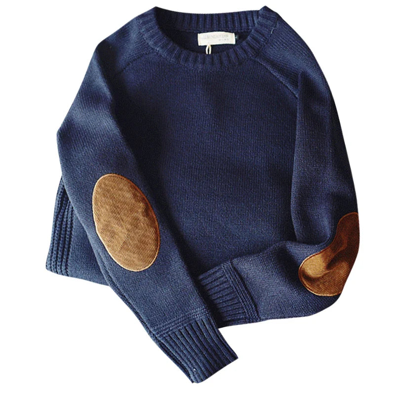 Heren Oversized Trui Gebreid Casual Winter Pullover 0