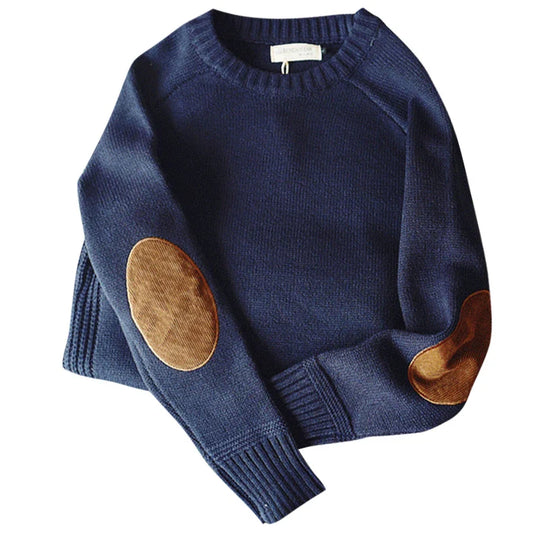 Heren Oversized Trui Gebreid Casual Winter Pullover 0