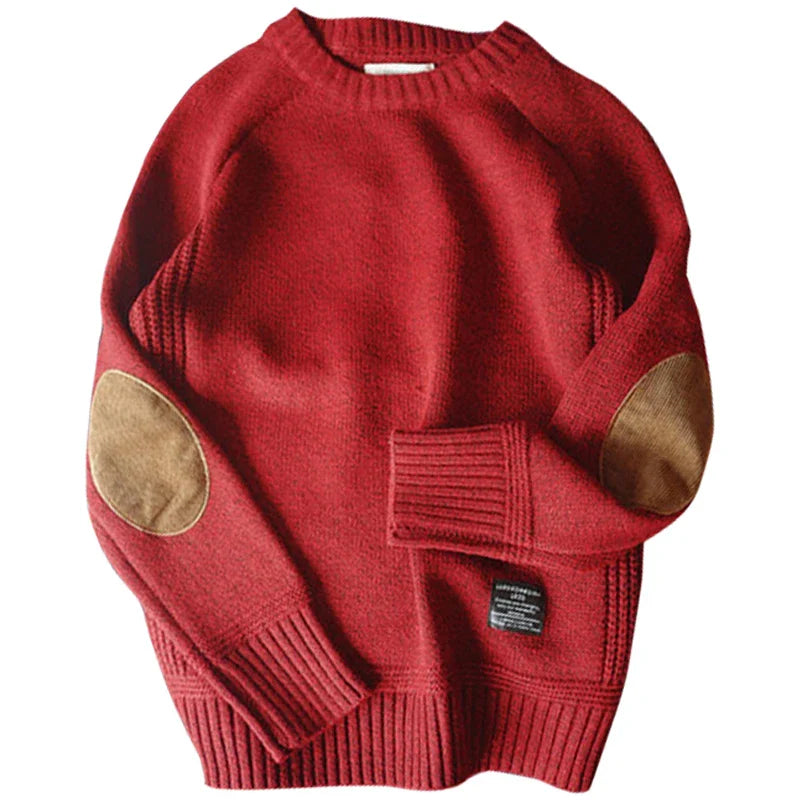 Heren Oversized Trui Gebreid Casual Winter Pullover 6