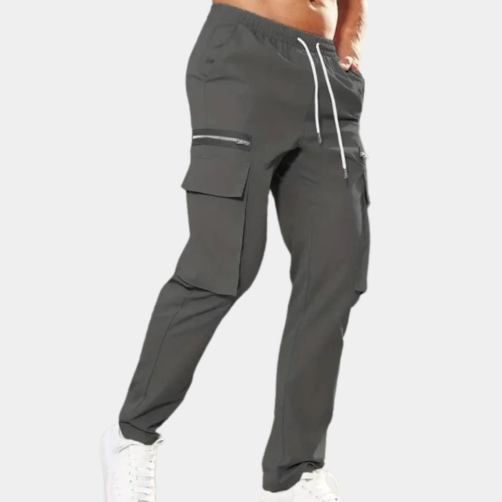 Heren Pantalon Casual met Rechte Pijpen voor Comfortabele Dagelijkse Stijl 3