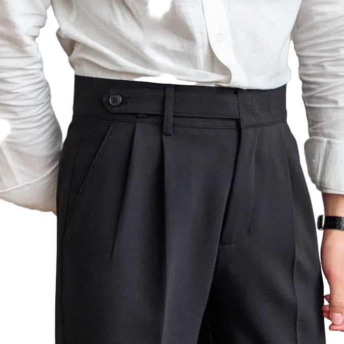 Heren Pantalon Klassieke Pasvorm Tijdloos Stijlvol 0
