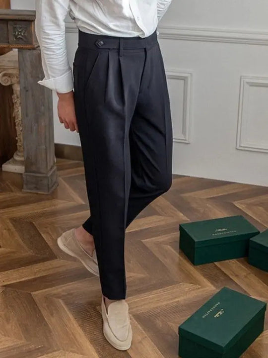 Heren Pantalon Klassieke Pasvorm Tijdloos Stijlvol 2