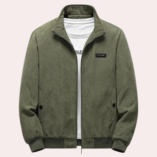 Heren Retro Fløjlsjakke met Tijdsloos Design 1
