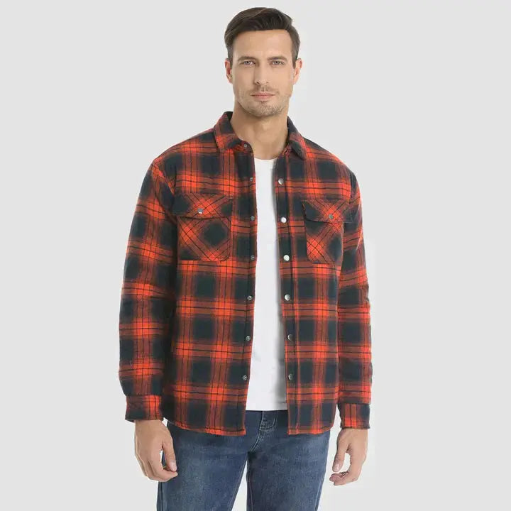 Heren Ruitvormige Langarmige Blazer 6