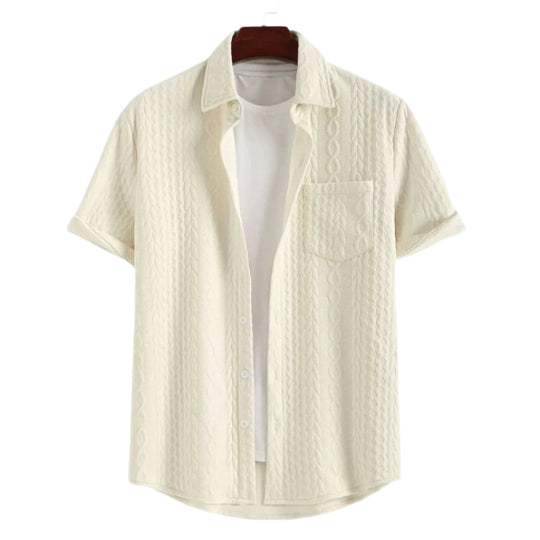 Heren Shirt Gebreid Comfortabel 0