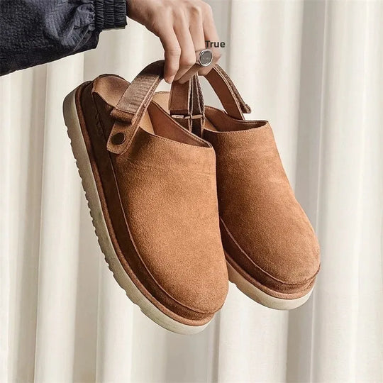 Heren Slippers Dikke Zool Casual Baotou Stijl 3