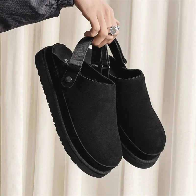 Heren Slippers Dikke Zool Casual Baotou Stijl 5