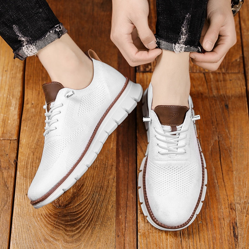 Heren Sneakers Casual Flyknit Ademend Materiaal 4