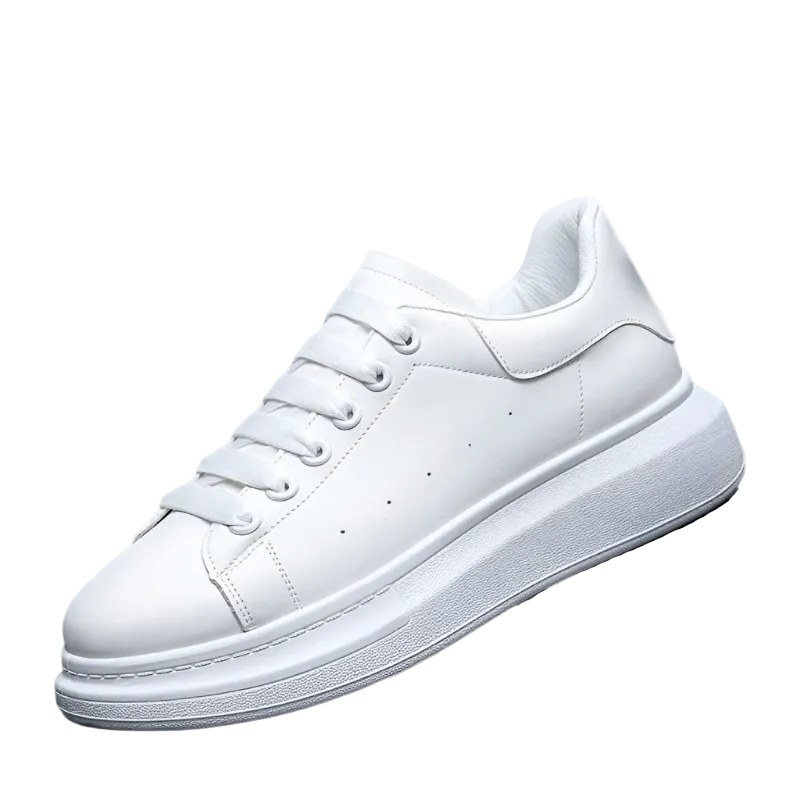 Heren Sneakers Stijlvol Leer Ademend 0