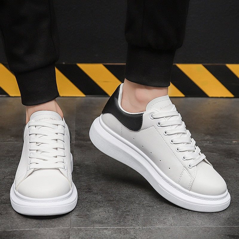Heren Sneakers Stijlvol Leer Ademend 1