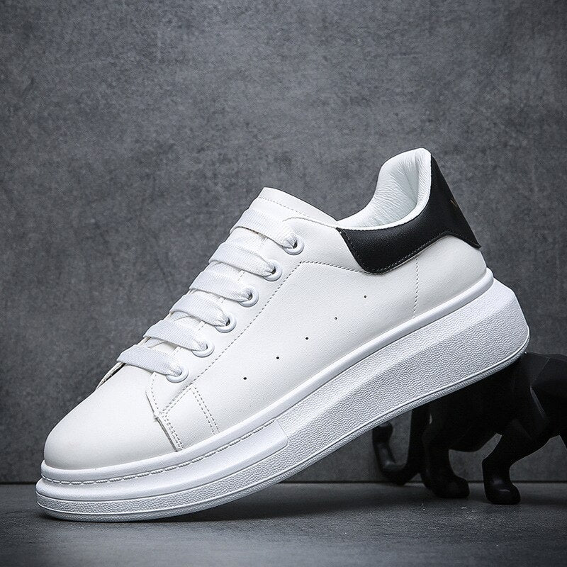 Heren Sneakers Stijlvol Leer Ademend 3